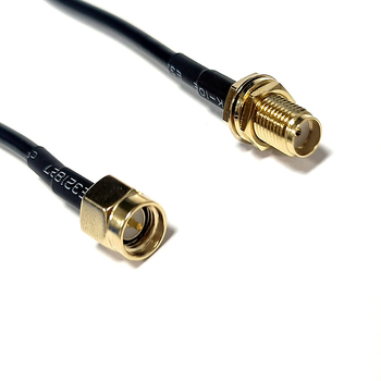 SMA muški–SMA ženski adapter kabel s RG174 koaksijalnim kabelom, 50 Ω, SWR ≤ 1,5, RF napajni kabel