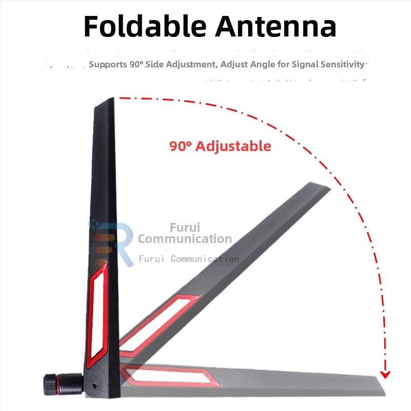 2.4G/5G/5.8G divjoslas Glue-Stick antena, Wifi6, augsts signāla stiprums, omnidirekcionāla, Asus maršrutētājam