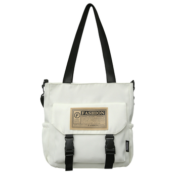 Geantă crossbody pentru elevi – nylon, capacitate mare, unisex, stil urban minimalist