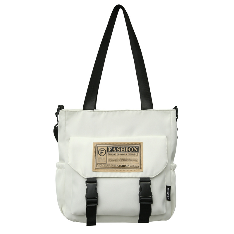 Geantă crossbody pentru elevi – nylon, capacitate mare, unisex, stil urban minimalist