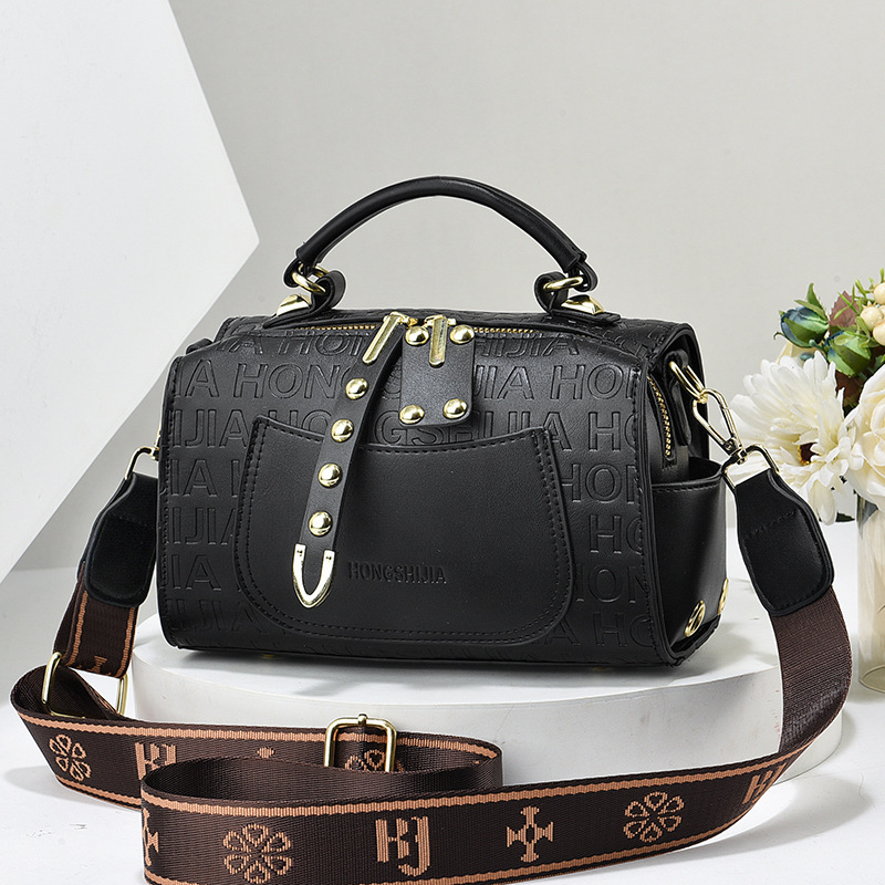 Crossbody torbica od PU – urbana jednostavnost, vodoravna kvadratna forma, zatvarač, unutarnji džep za telefon i osobnu iskaznicu
