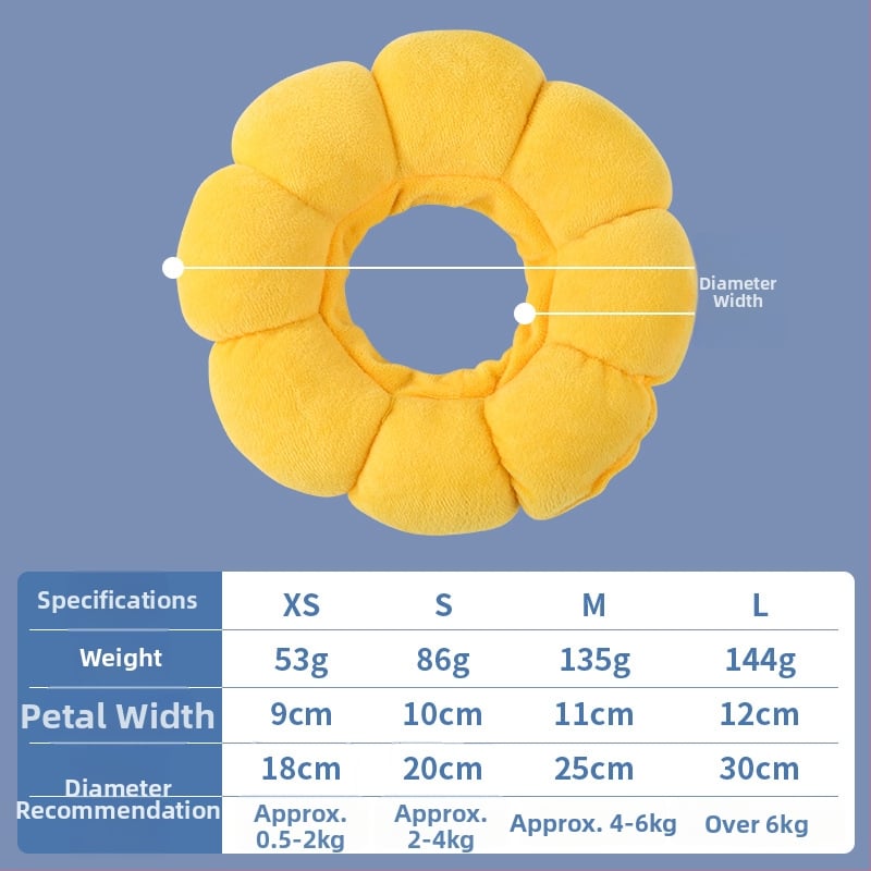 Guler Elisabetan pentru pisici și câini — protecție împotriva linsului și zgârieturilor; fix, material: alt; categorie: lanțuri pentru animale de companie