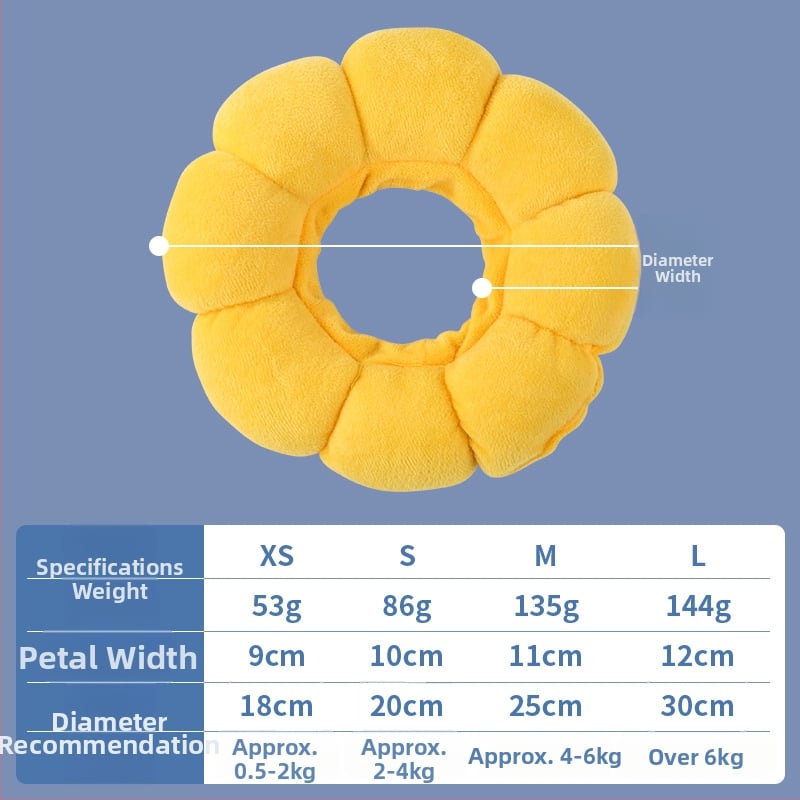 Guler Elisabetan pentru pisici și câini — protecție împotriva linsului și zgârieturilor; fix, material: alt; categorie: lanțuri pentru animale de companie