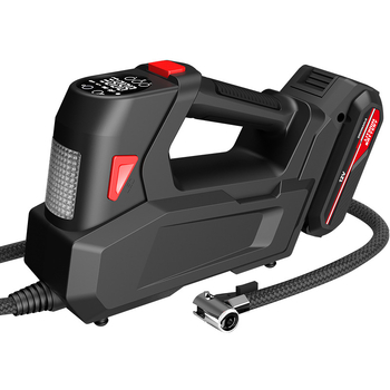Pompa de aer pentru mașină fără fir, cu afișaj digital, iluminare LED, 12V, 120W, cablu de 3 m