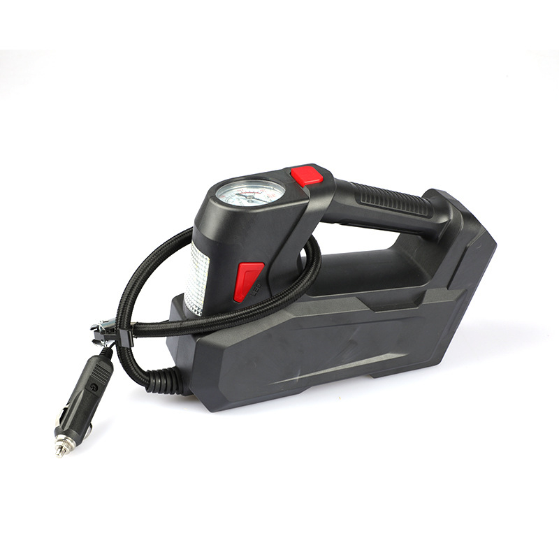 Pompa de aer pentru mașină fără fir, cu afișaj digital, iluminare LED, 12V, 120W, cablu de 3 m