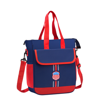 Geantă de studiu pentru elevi de primar și gimnazial | Material nylon | Capacitate mare | Interior izolat | Logo imprimat