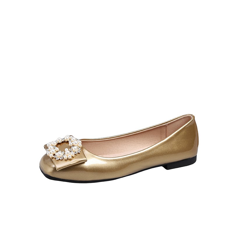Mary Jane cipele, korejski stil, slip-on, četvrtasti nos, niski potplat, PU uložak