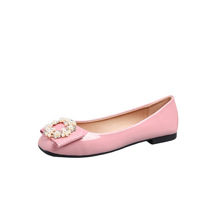 Mary Jane cipele, korejski stil, slip-on, četvrtasti nos, niski potplat, PU uložak