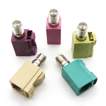 FSK conector Fakra board-end pentru antena GPS, adaptor semnal Fakra femelă la SMA cu filet, conector auto