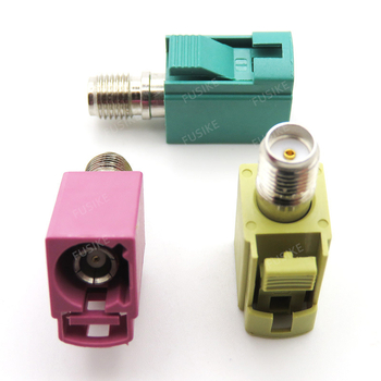 FSK conector Fakra board-end pentru antena GPS, adaptor semnal Fakra femelă la SMA cu filet, conector auto