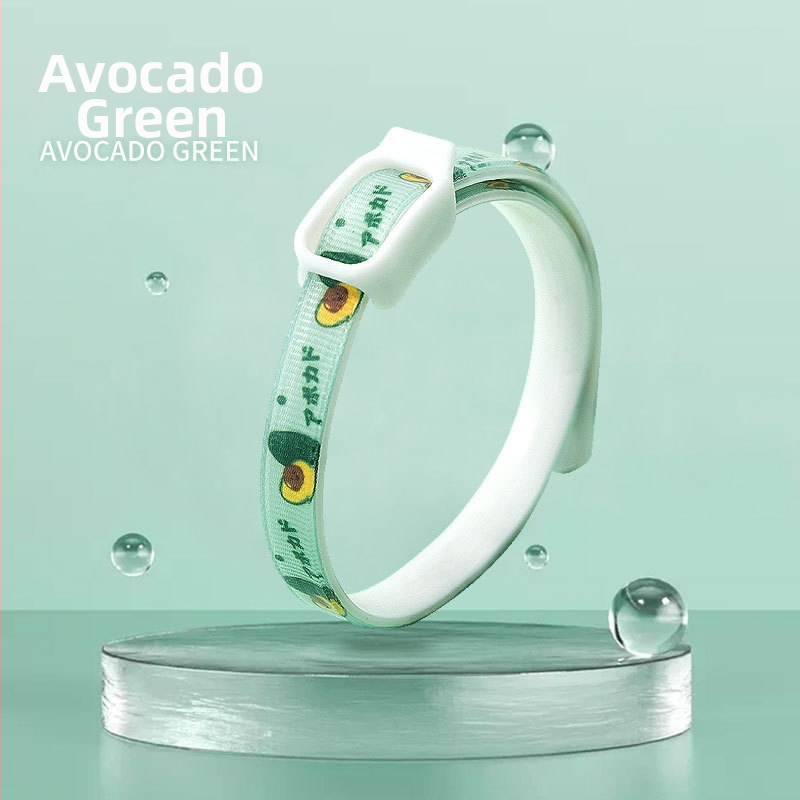 Colier repelent pentru animale de companie, reglabil, lavabil, împotriva puricilor, din nailon