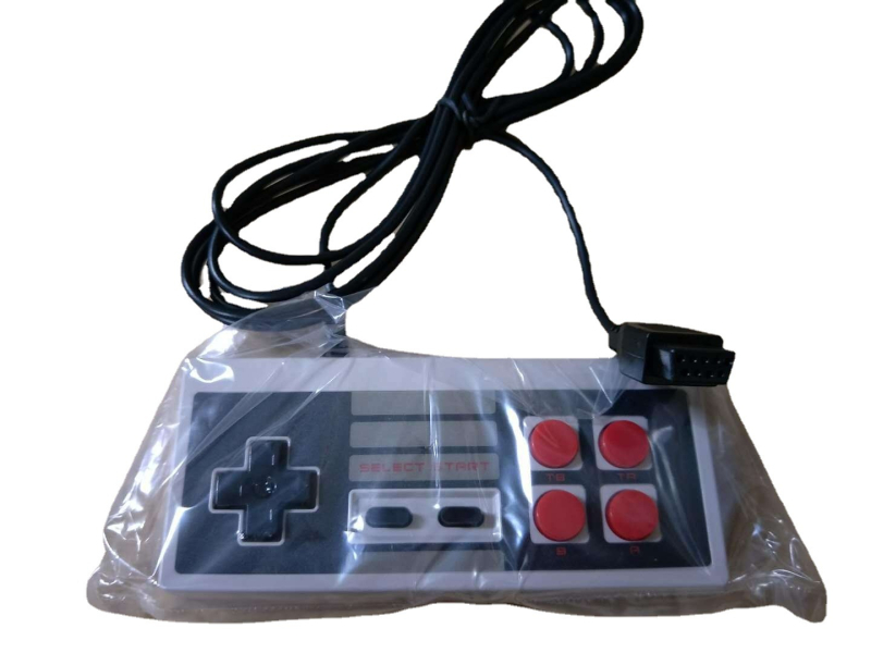 NES stil žični gamepad za NES konzolu, 9-pin sučelje, ABS kućište, 1–2 igrača