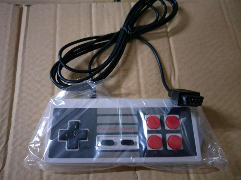 NES stil žični gamepad za NES konzolu, 9-pin sučelje, ABS kućište, 1–2 igrača