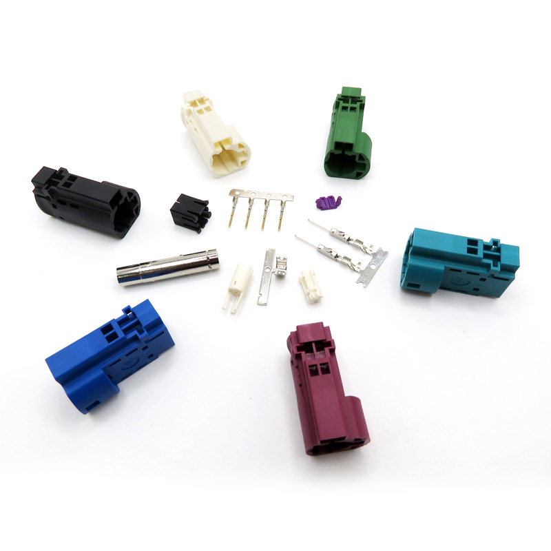 Conector auto de înaltă viteză HSD LVDS4+2, 6 pini, izolator din cupru