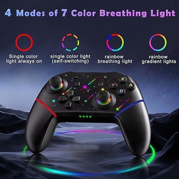 TL-07 Bluetooth gamepad — USB-C, vibracija, kompatibilan sa Switch, PC, iOS i Android