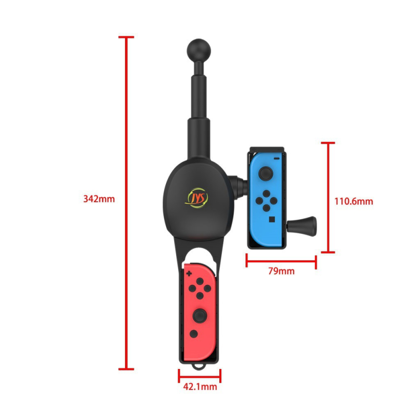 Accesoriu undiță Nintendo Switch de la JYS, material ABS, model switch, compatibil cu Nintendo Switch