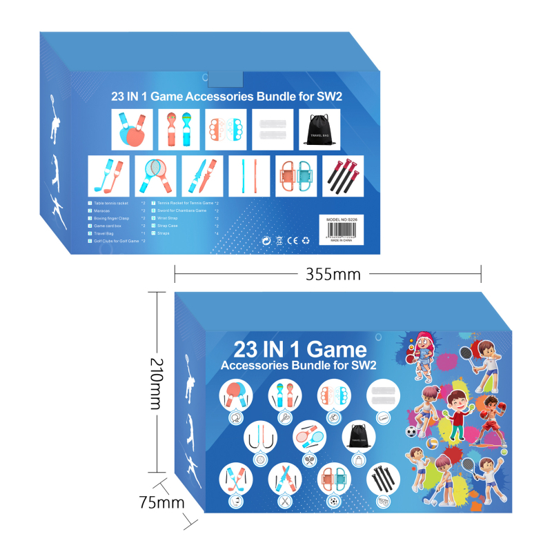Switch2 Gen 23-in-1 senzorni sportski set (Switch2 hostom kompatibilan, Joy-Con2 ručica, ABS materijal, originalni softver igre)