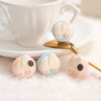 Cap joystick Switch2 din silicon, design drăguț Cat Cake, blister de 20 g