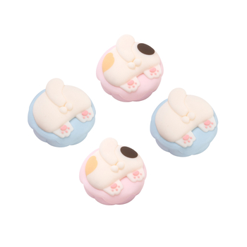 Cap joystick Switch2 din silicon, design drăguț Cat Cake, blister de 20 g