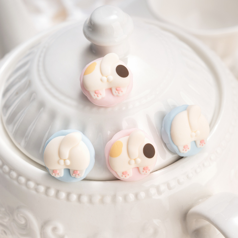 Cap joystick Switch2 din silicon, design drăguț Cat Cake, blister de 20 g