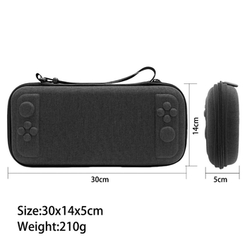 Husă de protecție și geantă de depozitare pentru Nintendo Switch 2 - material Oxford cloth + EVA, cusătură, fermoar, compatibil Switch2