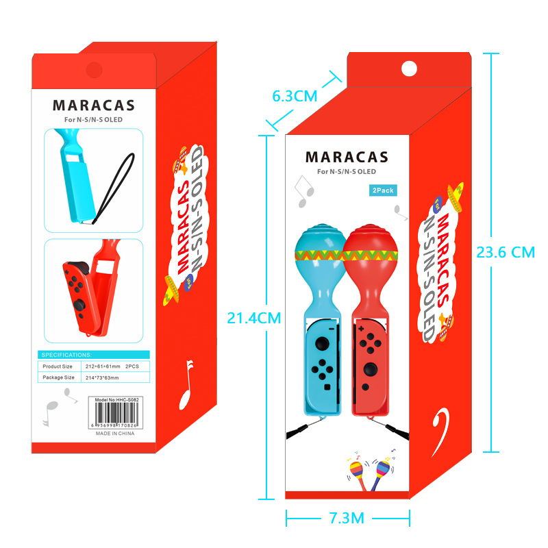 Saive S082 Joy-Con grip za Samba Hammer: Party Center, ABS materijal