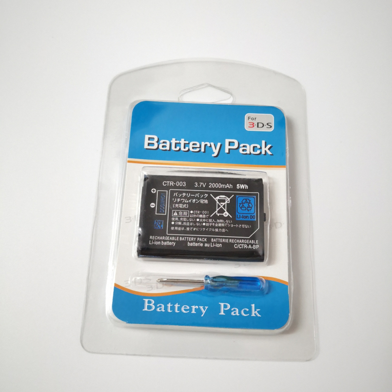 Baterie încorporată pentru 3DS CTR-003, 3.7V 2000mAh, baterie Li-ion