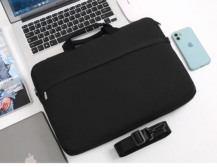 Geantă de protecție pentru laptop și tabletă – material Oxford, impermeabil, fermoar, mâner moale, compartiment interior cu fermoar, protecție la șocuri