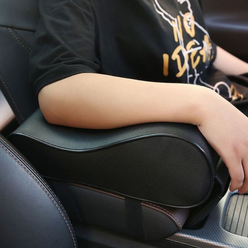 Automobiļa rokas balsts ar atmiņas putām – universāla centra konsoles spilvens iekšējai interjerai