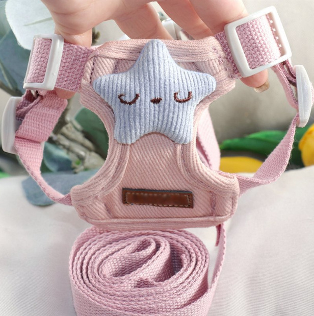 Nylon húzóhám kis testű kutyákhoz – nem visszahúzható mellény, márka Mengwang Meng Meow, Zhejiang