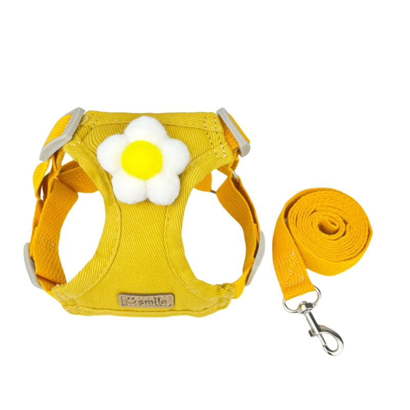 Nylon húzóhám kis testű kutyákhoz – nem visszahúzható mellény, márka Mengwang Meng Meow, Zhejiang