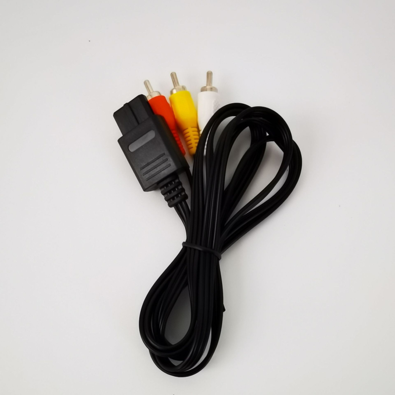 AV kabel za Nintendo 64, RCA sučelje, bakreni vodiči, PVC oklop