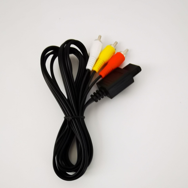 AV kabel za Nintendo 64, RCA sučelje, bakreni vodiči, PVC oklop