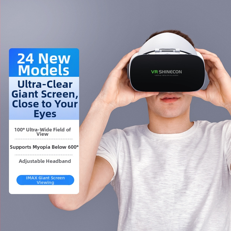 VR brillēm ar telefona savienojumu, 3D digitālas, 720-1080p izšķirtspēja, polarizēts plastmasas korpuss — Model SC-G19, Magic Mirror