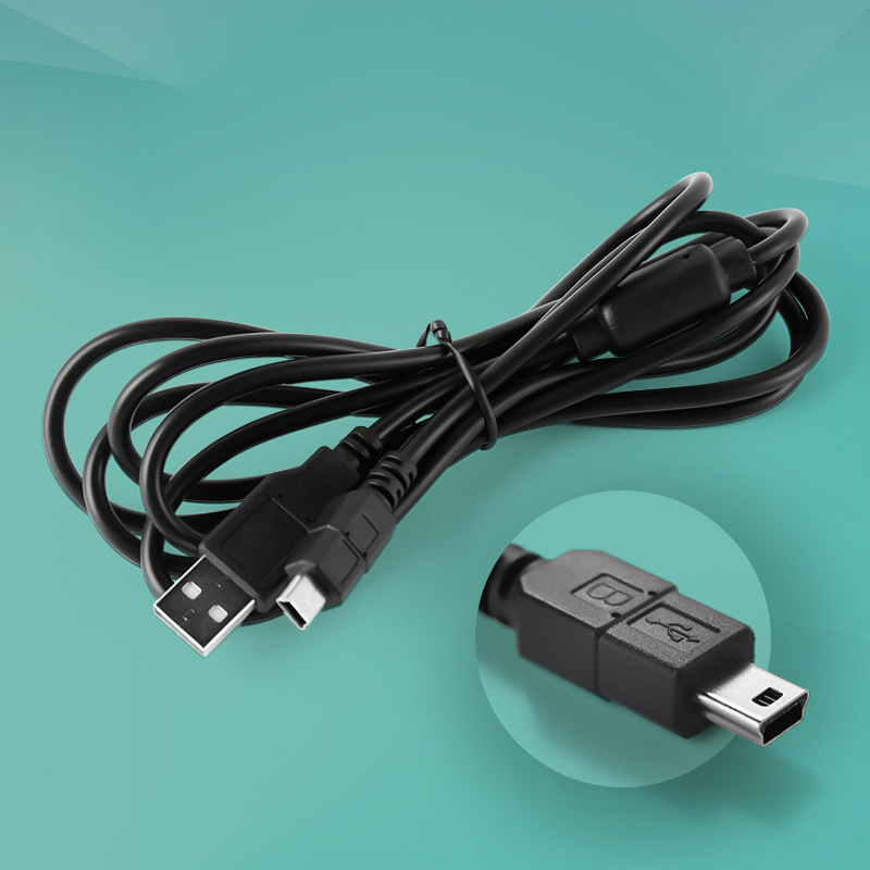 Cablu USB de date și încărcare pentru PS3 Mini5P ( interfață USB • conectare directă • compatibil cu consola PS3 • material PVC )