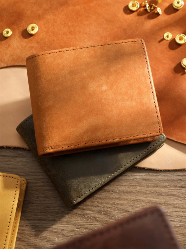 Мъжки къс портфейл от естествена кожа, първи слой телешка кожа, памучна подплата, дишащ, антибактериален и удобен за съхранение