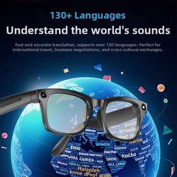 Έξυπνα γυαλιά AI G10 — κάμερα 8MP, εγγραφή βίντεο 1080p με μετάφραση σε πραγματικό χρόνο, τοπική μετάδοση AI, Bluetooth