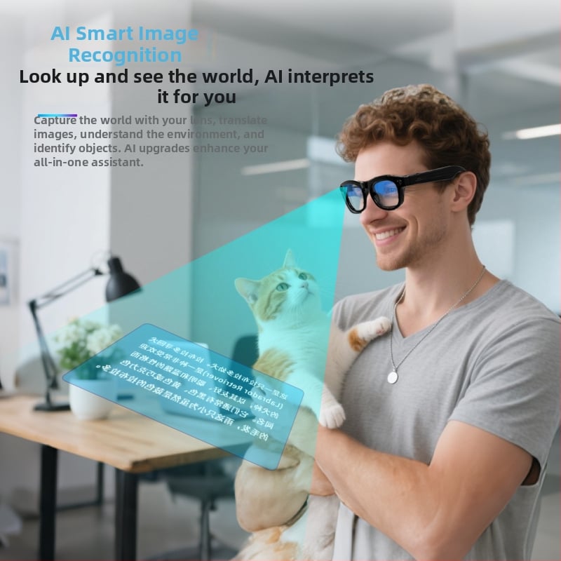 Έξυπνα γυαλιά AI G10 — κάμερα 8MP, εγγραφή βίντεο 1080p με μετάφραση σε πραγματικό χρόνο, τοπική μετάδοση AI, Bluetooth