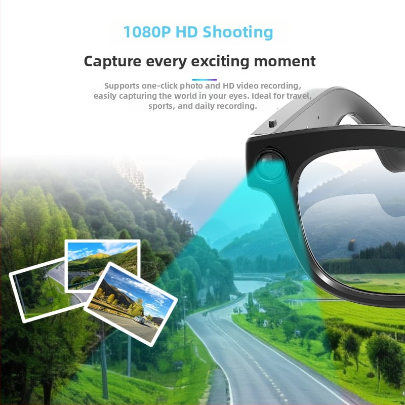Έξυπνα γυαλιά AI G10 — κάμερα 8MP, εγγραφή βίντεο 1080p με μετάφραση σε πραγματικό χρόνο, τοπική μετάδοση AI, Bluetooth