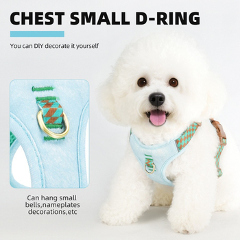 Postroj na hrudník psa, vestový štýl, polyester, pôvod Zhejiang, nie je rozšíriteľný