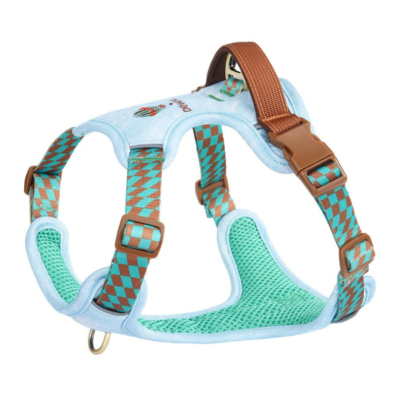 Postroj na hrudník psa, vestový štýl, polyester, pôvod Zhejiang, nie je rozšíriteľný