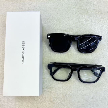 V03-T6 smart γυαλιά με κάμερα 8MP και βίντεο 1080p, AI μετάφραση σε πραγματικό χρόνο και αναγνώριση, 32GB τοπική αποθήκευση, έλεγχος αφής και κουμπιού