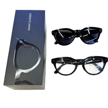 V03-T6 smart γυαλιά με κάμερα 8MP και βίντεο 1080p, AI μετάφραση σε πραγματικό χρόνο και αναγνώριση, 32GB τοπική αποθήκευση, έλεγχος αφής και κουμπιού