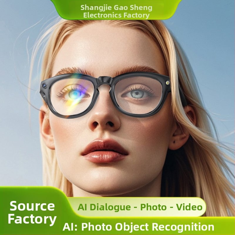 Inteligentné okuliare s kamerou, model GS380, 2MP kamera, 4GB RAM, 260mAh batéria, kompatibilné s Androidom a iOS