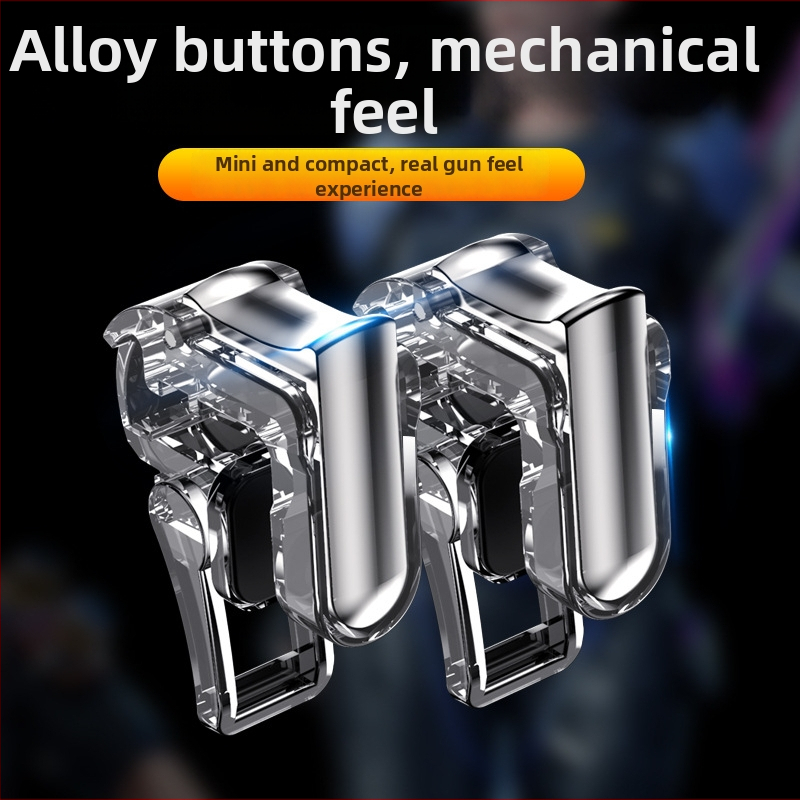 GT01 bezdrôtový mini herný ovládač pre smartfóny, tlačidlá z PC+Zn zliatiny, univerzálne rozhranie pre telefóny, kompatibilný s Apple a Android, bez vibrácií.