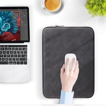 Θήκη λάπτοπ Apple, PU υλικό, βελούδινη επένδυση, αδιάβροχη, ανθεκτική στις γρατζουνιές, προστασία από κραδασμούς