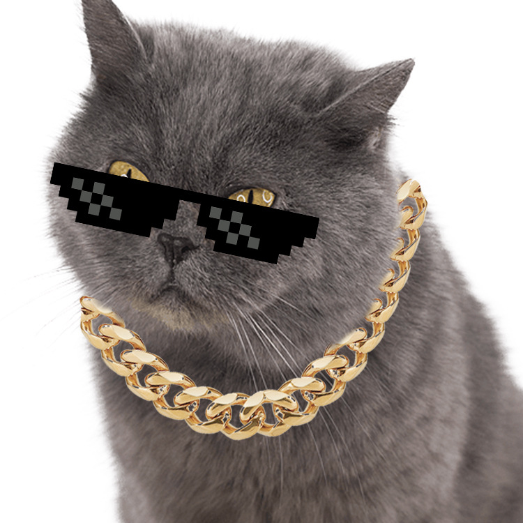 Suņu kakla siksna maziem un vidējiem suņiem, plastmasas materiāls, vienkrāsains raksts, hip-hop stils, visu sezonu lietošanai, piemērots Ziemassvētkiem