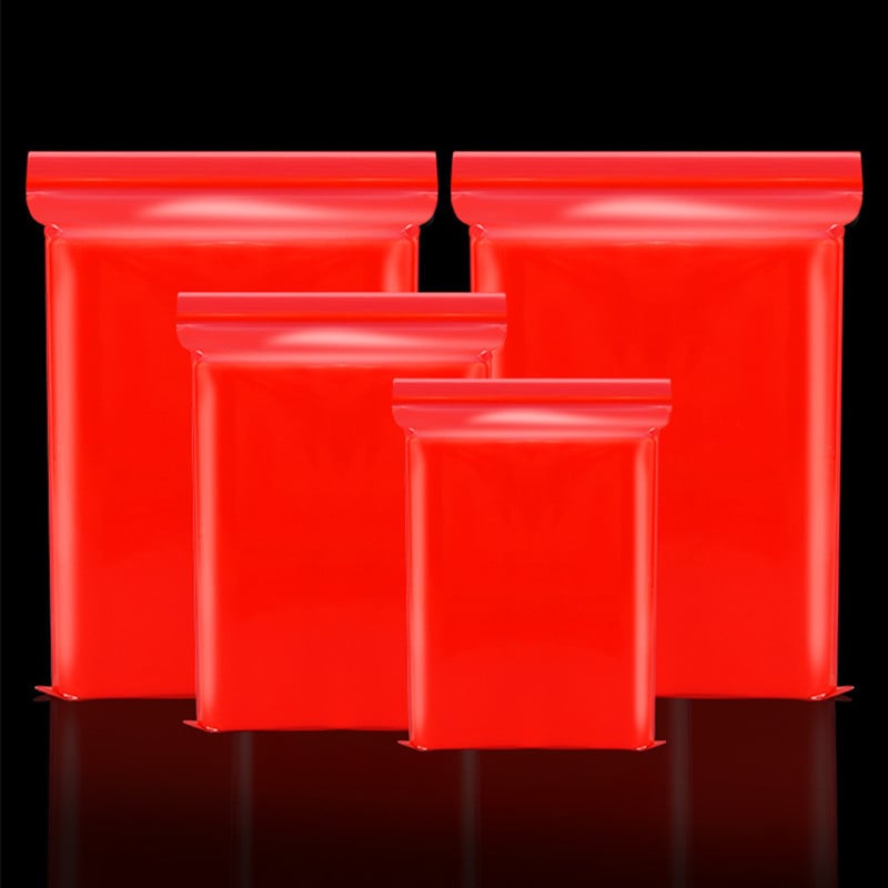 Permatomas PE maisto pakavimo maišelis su savarankišku užsegimu, sustorintas, užsegimo ilgis 1–1,5 cm