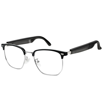 Ochelari Bluetooth cu gradient, protecție UV, cască TWS (ABS; baterie duală 90mAh; montare pe cap; control tactil + buton)