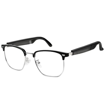 Ochelari Bluetooth cu gradient, protecție UV, cască TWS (ABS; baterie duală 90mAh; montare pe cap; control tactil + buton)